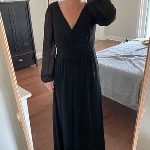 NWOT Joanna August Holly Wrap Chiffon Dress